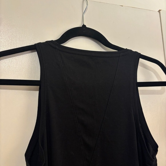 Athleta Black Mixed Texture Tank Top XS - Picture 3 of 3